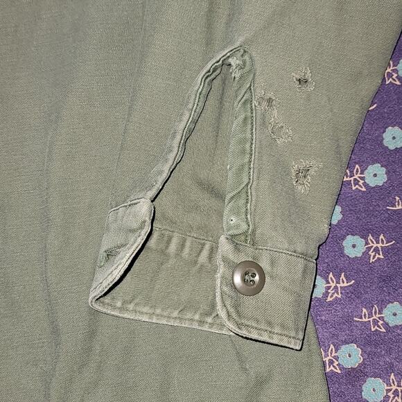 Vintage OD Green Army Overshirt - Badass - Picture 3 of 10